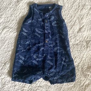 Bro tank whale jumpsuit